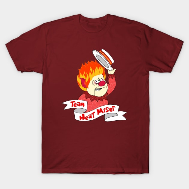 Team Heat Miser T-Shirt by ToonSkribblez